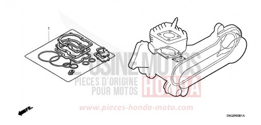 DICHTUNG SATZ CR80RBW de 1998